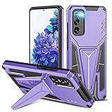 S20 FE 5G Case with Kickstand Magnet Military Grade Heavy Duty Shockproof Anti-Drop Armor Bumper Cov