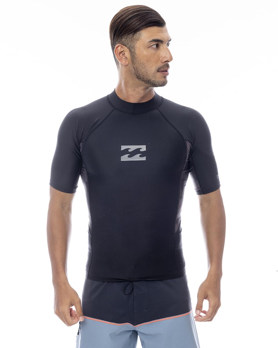 Amazon.co.jp: [ビラボン] ラッシュガード HI NECK SS RASHGUARD