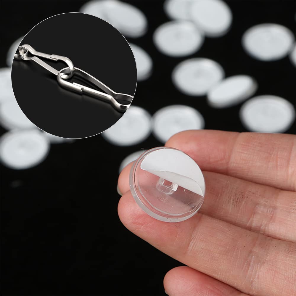 100 ganci autoadesivi da soffitto per appendere, resistenti e senza danni, senza trapano, ganci rimovibili da parete per festival, matrimoni, feste di compleanno, Natale, decorazioni a soffitto a