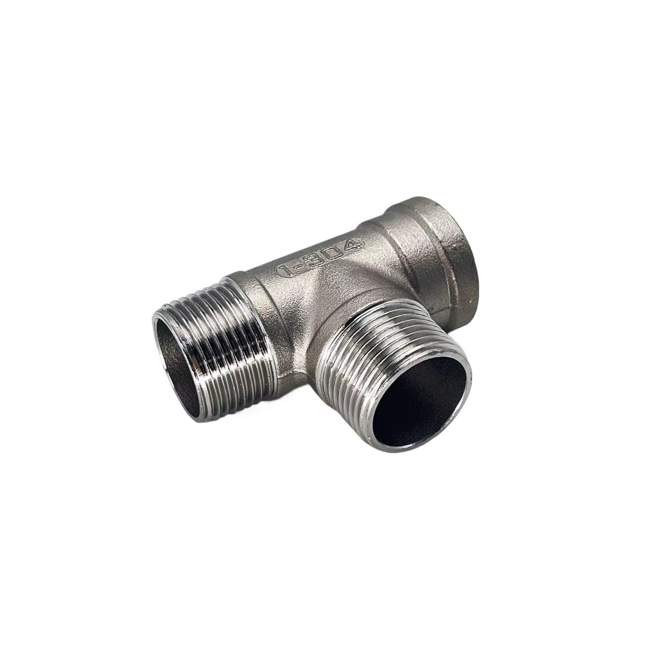 314 304 MMF Tees Accesorio de fundición 3 vías, macho-macho-hembra acero inoxidable 3/4" Agua Gas Petróleo(4")