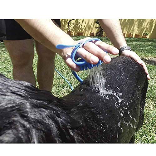 Chuveiro Spray P/Banho Pet Animais Luva Mangueira Cães Gato