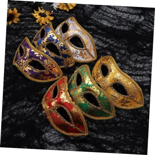 Masques de mascarade halloween et mariage vénitien en pack de 24 pièces