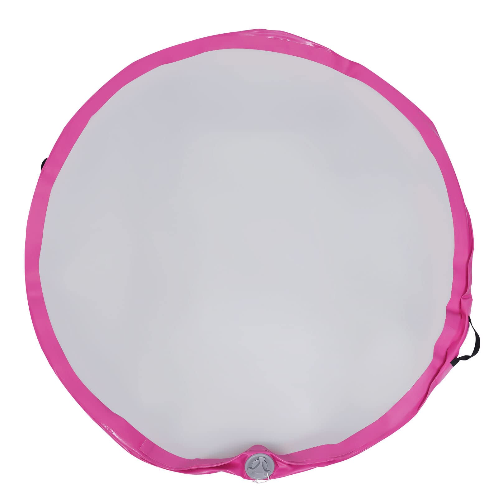 Tappetino da ginnastica gonfiabile, diametro 100 cm, con pompa ad aria, spessore 10 cm