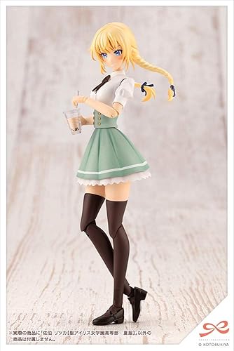 Miniatura 12 de Kotobukiya Sousai Shojo Teien: Ritsuka Saeki (versión de ropa de verano de la escuela secundaria de St. Iris Gakuen Girls) Kit de modelo, multicolor