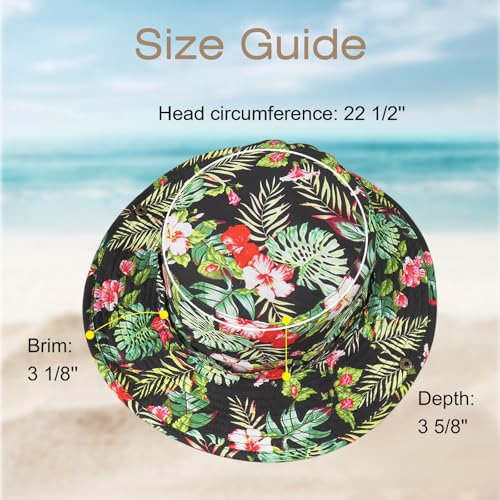 Image of Bucket Hat Wide Brim UV Protection Sun Hat Boonie Hats Fishing Hiking Safari Outdoor Hats for Men and Women