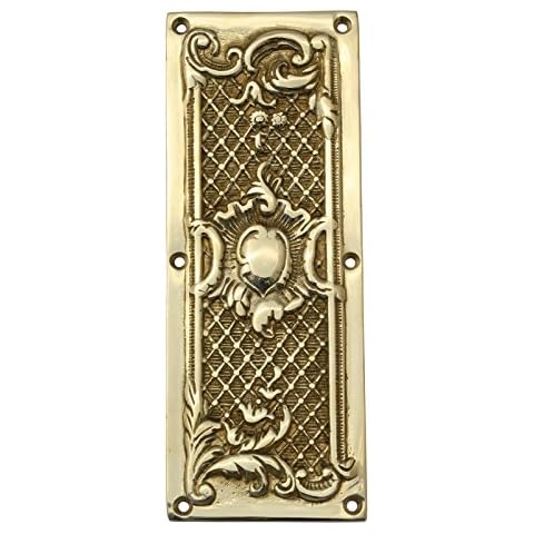 Castelion Solid Brass Trellis Finger Plate Cover