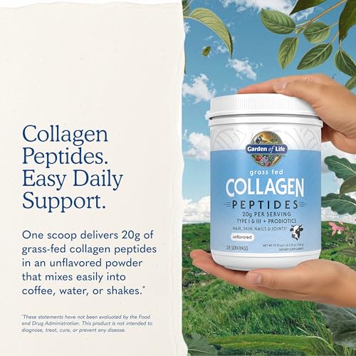 Garden of Life Grass Fed Collagen Peptides 18g Unflavored — view 7