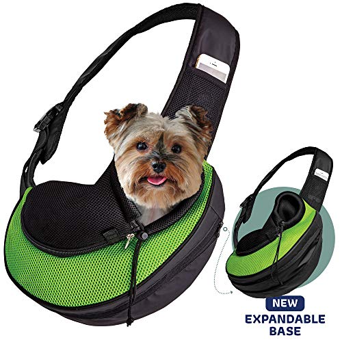 Pet Carrier Sling Bag - Small Dog, Puppy and Cat Carrier Front Shoulder