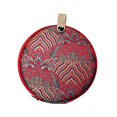 ABOOFAN Tea Cake Storage Holder Elegant Cloth Er Tea Packing Box for Present Wrapping Lightweight Convenient Design Retro Look Home Supplies