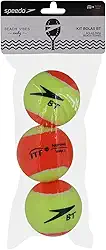 Speedo- Kit de Bollas Beach tennis, Único, Amarelo