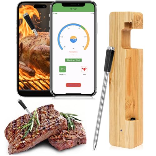Wireless Bluetooth Meat Thermometer with App Control