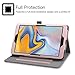 Fintie Case for Samsung Galaxy Tab A 8.0 2018 Model SM-T387, Multi-Angle Viewing Stand Cover with Pocket, Rose Gold