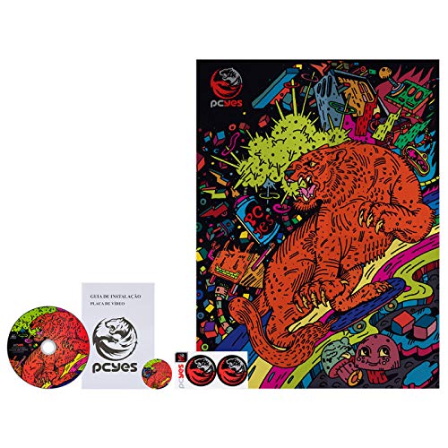 PLACA DE VIDEO AMD RADEON RX 570 4GB GDDR5 256 BITS DUAL-FAN GRAFFITI SERIES - PJRX570G5256