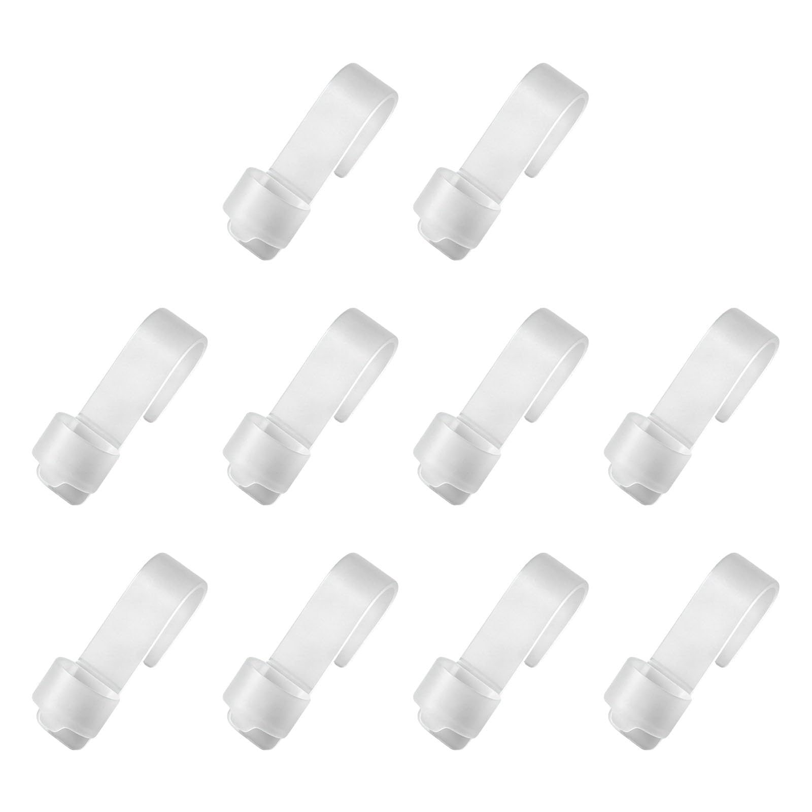 Nucelit Hook Design Up to 3Kg Each for Kitchenwares and Bath Accessories Strong Adhesive Hook