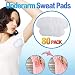 Underarm Sweat Pads - Joseche PREMIUM QUALITY Fight Hyperhidrosis [80 Pack] for Men and Women Comfortable, Non Visible, Extra Adhesive, Disposable Dress Guards/Shields, Sweat Free Armpit Protection