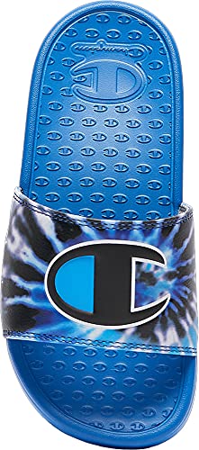 Champion Superslide Tie-Dye (Little Kid) Blue/Black/Multi 11 Little Kid M2