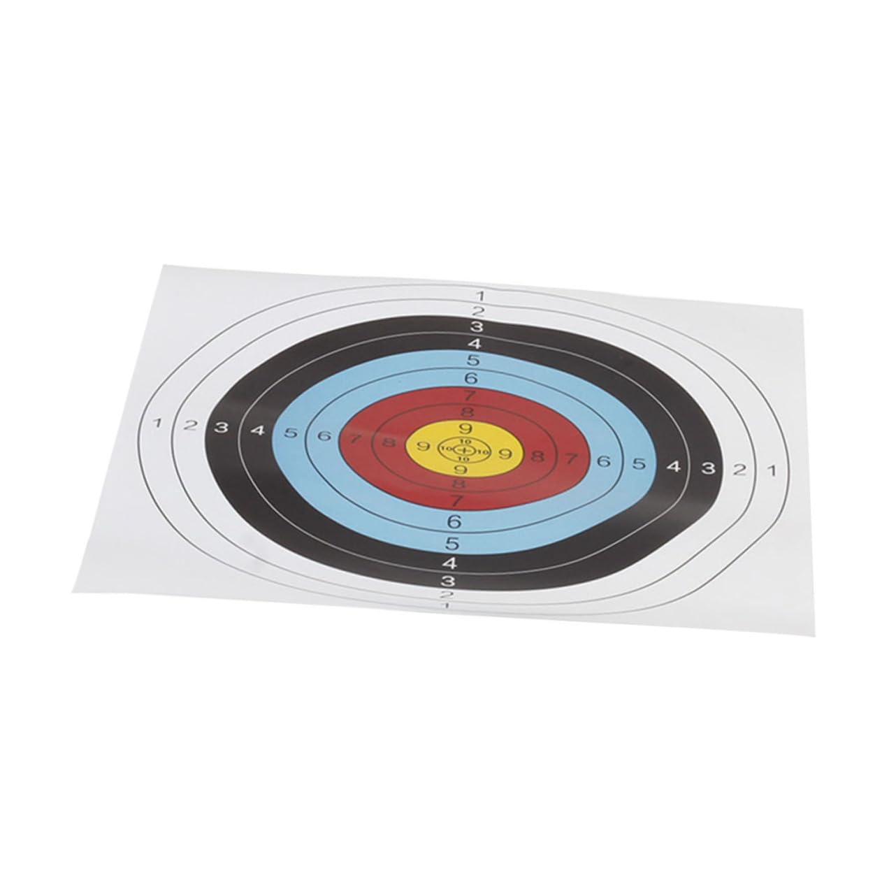 LIOOBO 20pcs Paper Targets 40x40cm Shooting Range Paper Targets for Hunting Practice Semi-Ring Accessories Outdoor Indoor Training
