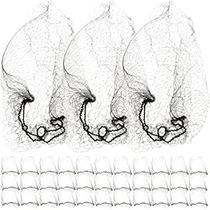 100 sztuk Niewidoczna Elastyczna Siatka na Włosy