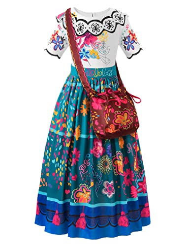 JerrisApparel Disfraz Mirabel Niñas Vestidos Fiesta (110, Estilo 3) Cover
