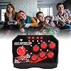 Arcade Fight Stick, 4 in 1 Wired Arcade Joystick Arcade Games Controller with Turbo Functions, Suitable for Switch/PC/PS3/Android Games