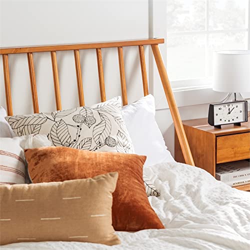 Walker Edison Lennon Platform, Queen, Caramel