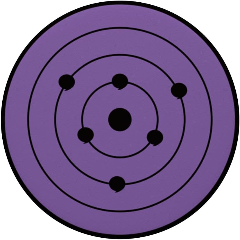 Anime Style Japanese Manga Comic Style Pattern Black Purple PopSockets Adhesive PopGrip - Image 3