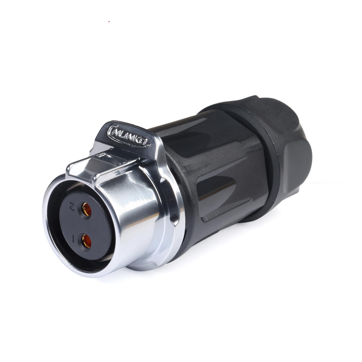 CNLINKO LP-20 Connecteur étanche à 2 Broches, Connecteur Circulaire IP68, Connecteur aéronautique à branchement Rapide, Connecteur à souder en Plastique PBT, Industrie Maritime(2 Broches)