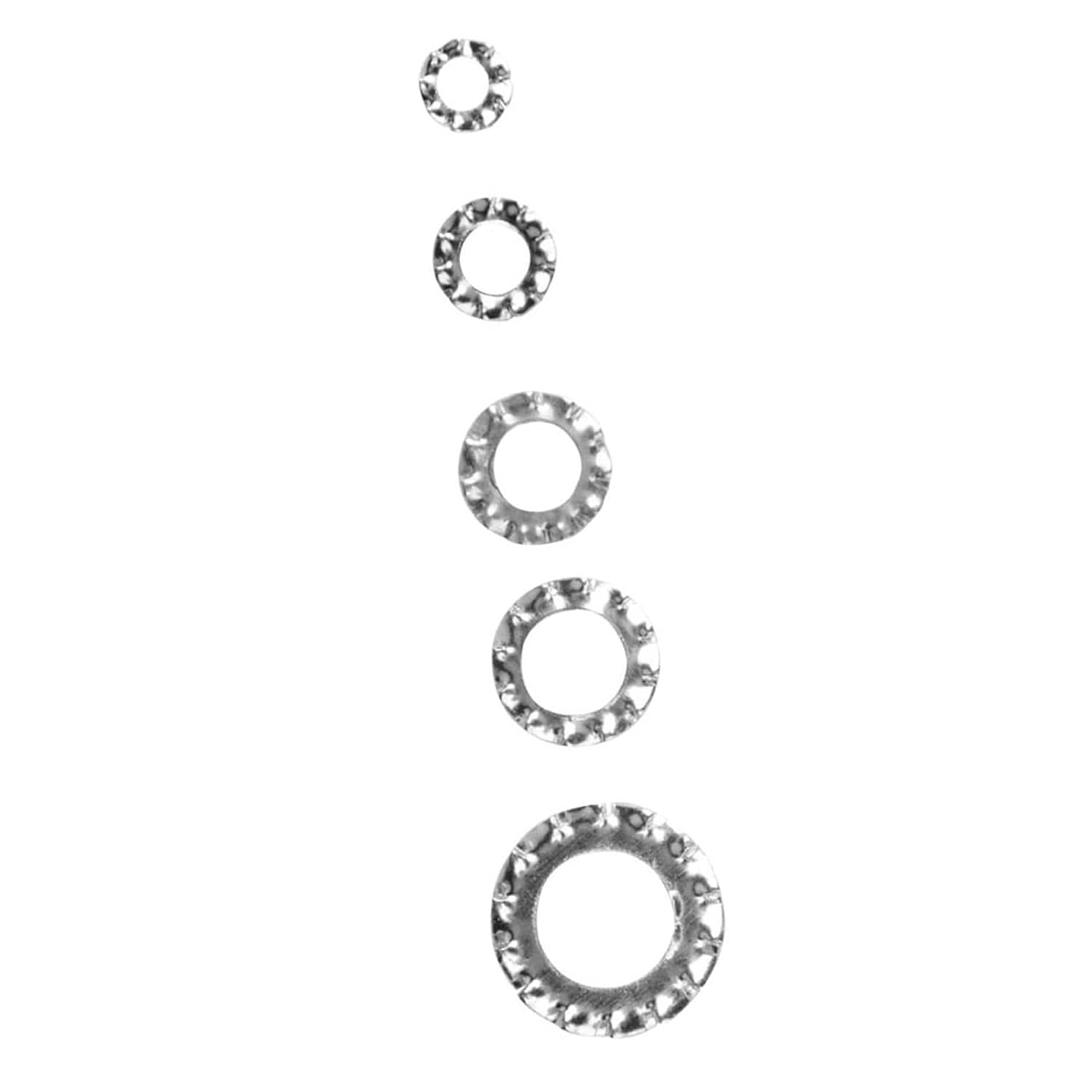Galvanized Toothed Lock Washer Set for Fastening 700pcs M3 M4 M5 M6 M8