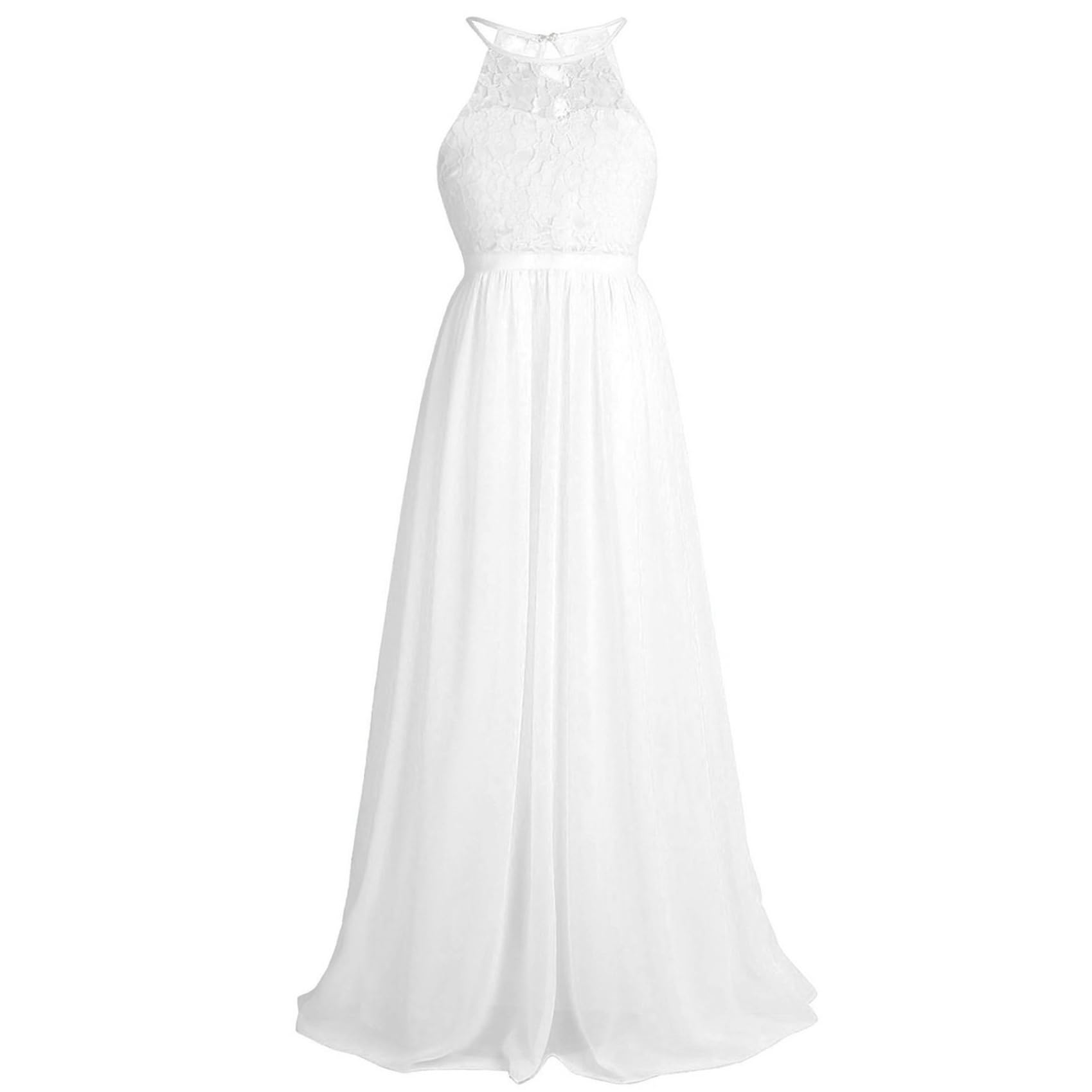 Elegancka długa sukienka dziewczęca, sukienka księżniczki, koronka, wzór kwiatowy, szyfon, tutu, sukienka wieczorowa, ceremonia, dla druhny, na komunię, na przyjęcie urodzinowe