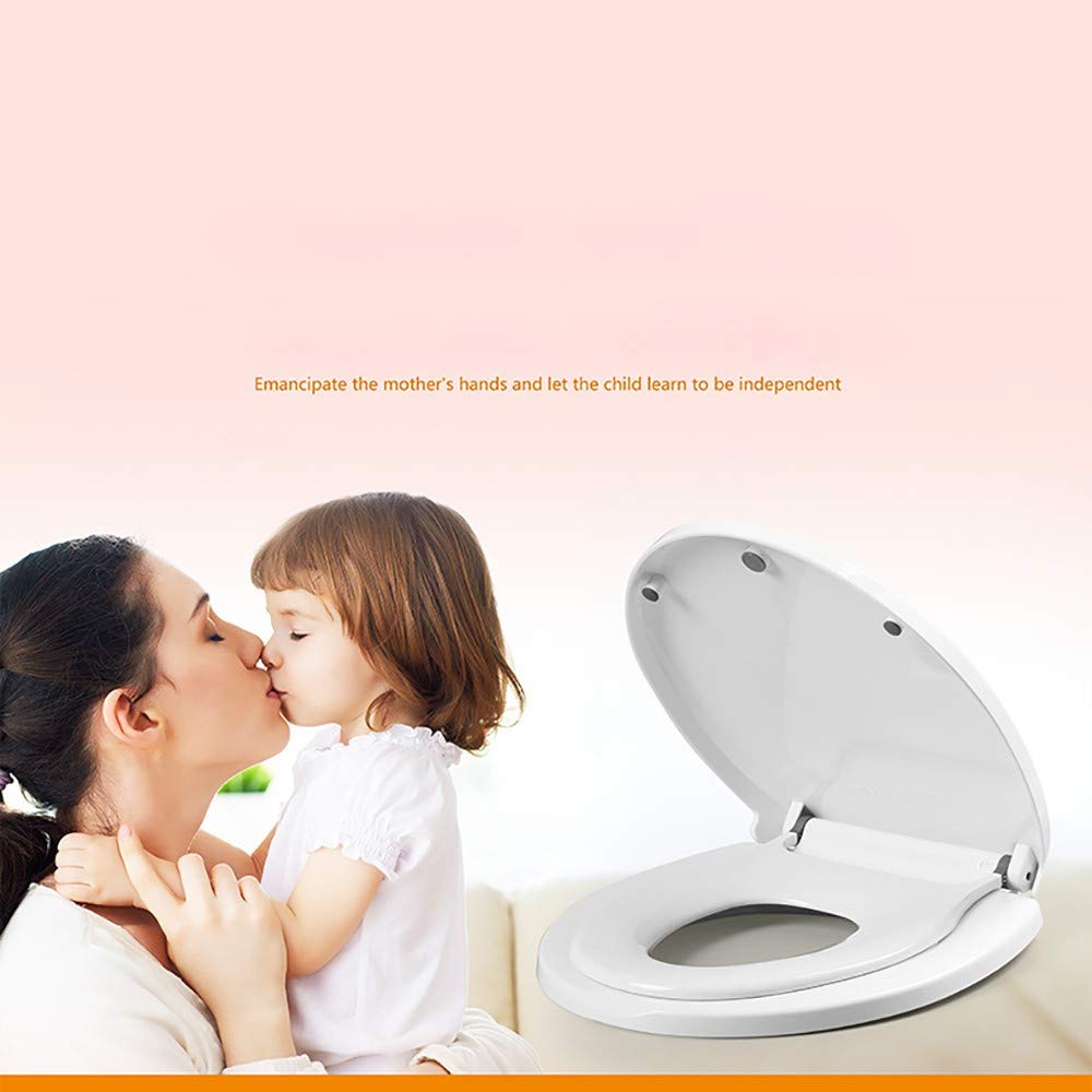 Asientos para Inodoro,Tapa para WC, Tapa de Inodoro, Asiento para niños,Tapa Asientos para Inodoro Familiar con Asiento Reductor Infantil y Cierre Suave,función Easy-Clean