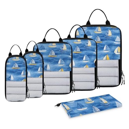 BICUUZHI Sailboat Compression Packing Cubes