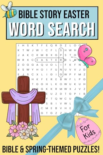 Easter Word Search for Kids: Fun & Faith-Filled Puzzles for Spring