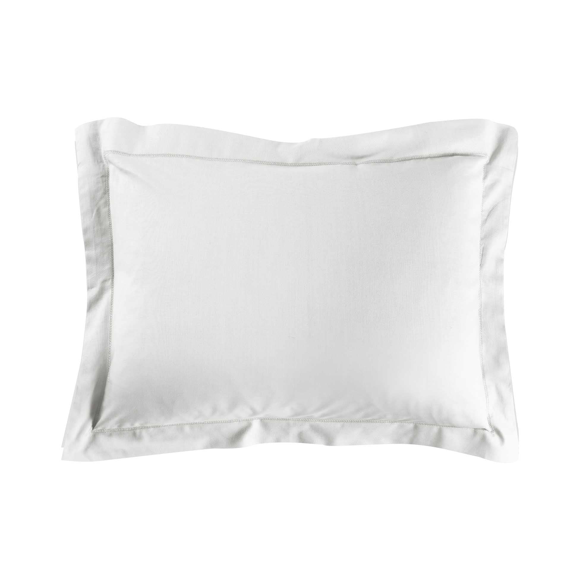 douceur d'intérieur, Pillowcase 50 x 70 cm, Lina, White, 100% Cotton