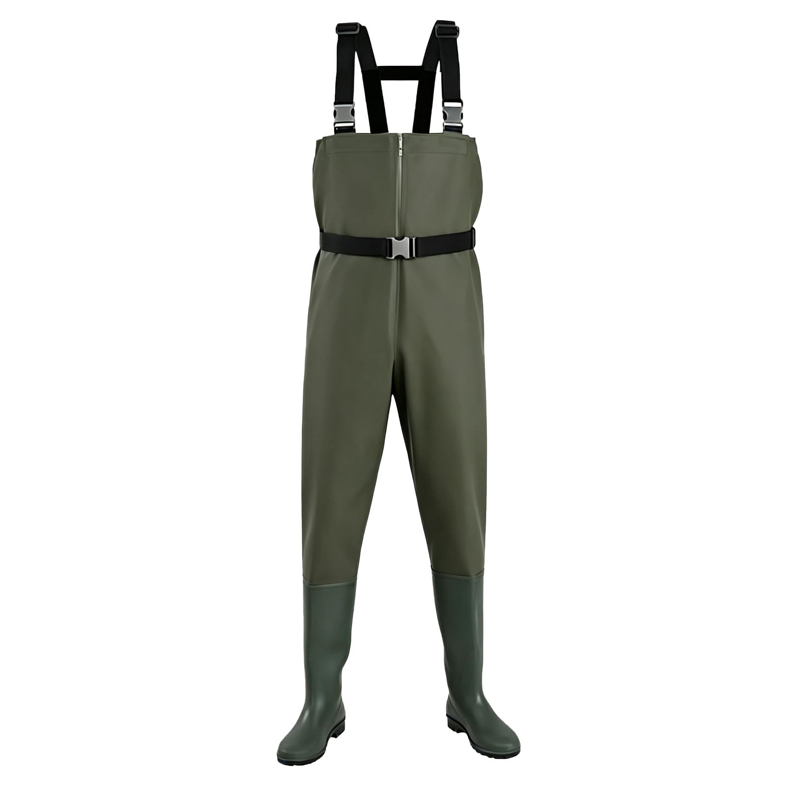 Vadeadores de Pesca para Hombres Nylon Vadeadores de Pesca con botas incorporadas Impermeables Transpirables con Correa Ajustable para caza de patos,vadeadores de pesca Tallas 38-44