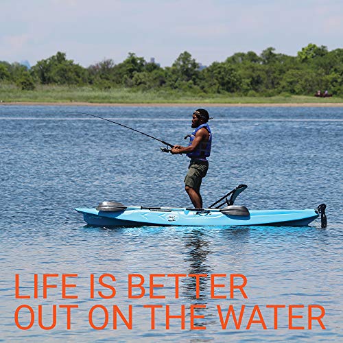 BKC FK13 13Foot Solo Sit on Top Angler Fishing Kayak w/Upright