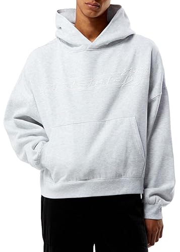 Men's Arcadia Puff Graphics Cropped Hoodie