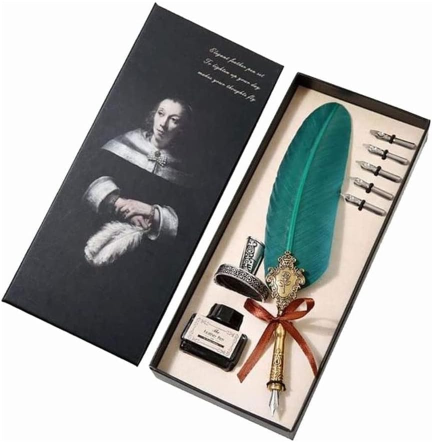 QMOWIZ Boligrafos Gel Bolígrafo para Escribir Punta Fina, bolígrafos de Lujo Suaves con Estuche de Regalo, bolígrafos de caligrafía, Suministros de Oficina Bolígrafo de Bola