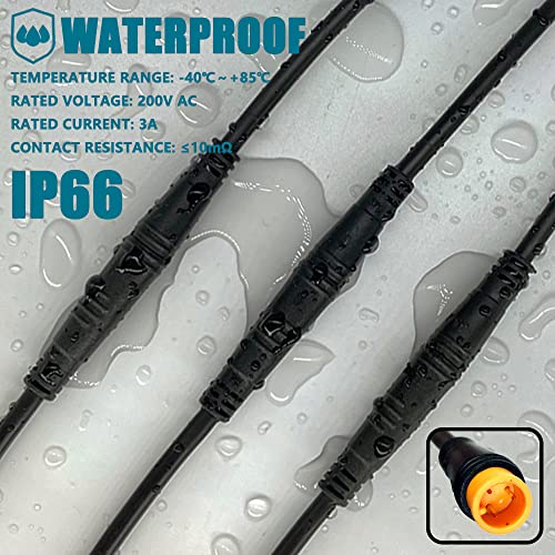 Beisguangs Julet Extension Cable 3 Pin Male To Male Plug Waterproof Head Signal Line Cable For Ebike Accessories Electric Bike Kt Pedal Assist Sensor/Throttle/Mid Drive Motor Shift Sensor #TOP5