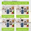 Upgraded 3-in-1 Electric Mason Jar Vacuum Sealer Kit for Mason Jars, Food Savers... #5