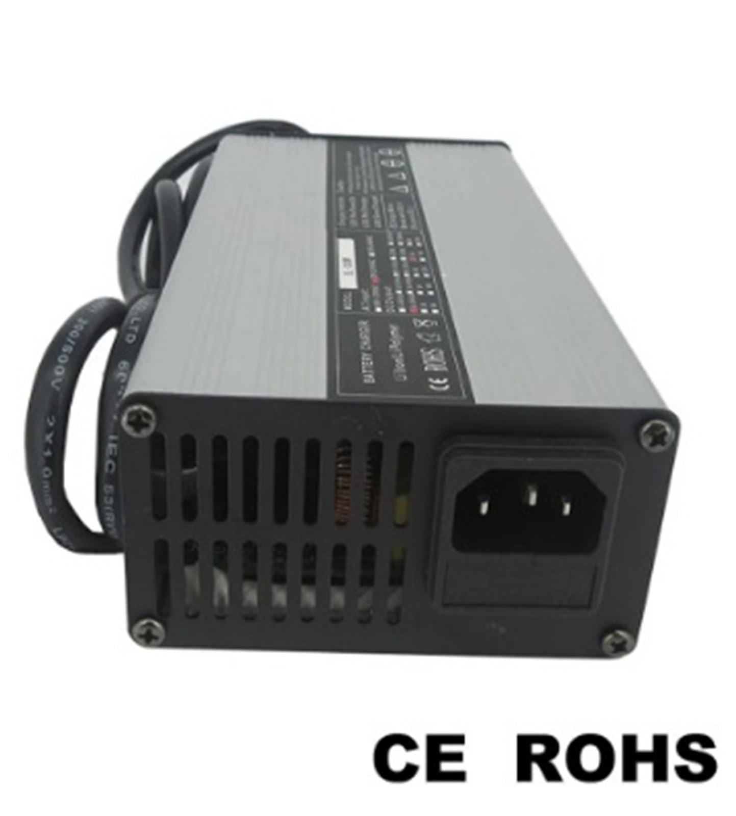 Ładowarka 24V 10a do akumulatora ołowiowego 10ah do 100ah 24V, akumulator elektryczny do wózka inwalidzkiego, inteligentny wentylator z wysokiej jakości stopu aluminium (kolor: 3P GX-16, rozmiar : 4)