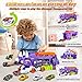 ABVSAB City Dinosaur Ultimate Hauler Track Toy，Dinosaur Cars Transport Truck Carrier，Toddler Car Toy Set Gifts for Boys and Girls,Toddler Toys Gifts for Kids Ageses 3 4 5 6 7 8 Years Old(12 Cars)