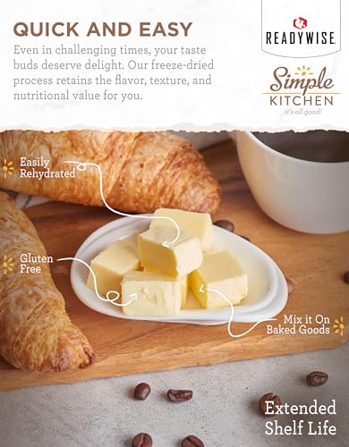 Image of SIMPLE KITCHEN Dehydrated Butter Powder #10 Can, 204 Servings, Camping