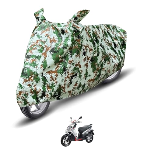 Image of Auto Hub Waterproof Scooty Cover Compatible with Aprilia SR 125 Dustproof, UV Protection Two Wheeler Scooty SR 125 Cover - Forest