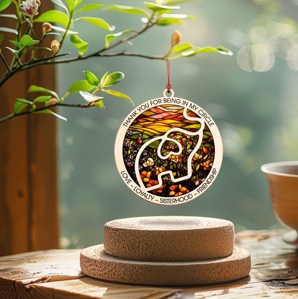 Best Friend Birthday Gifts for Women – Friendship Elephant Suncatcher with Story Card, Meaningful Friendship Gifts for Women, Birthday Gift for Best Friends, Sisters, Special Bond Desk Decor - Image 6