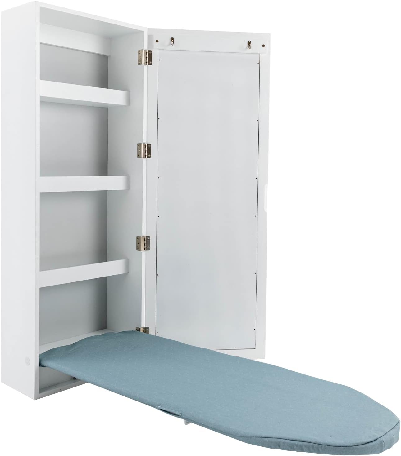 Table à repasser intégrée et pliable gain de place avec miroir