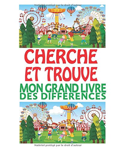 Cherche et trouve les différences: Mon grand livre de jeux défis - pour enfants , fille et garçon Cherche et trouve les différences: Mon grand livre de jeux défis - pour enfants , fille et garçon