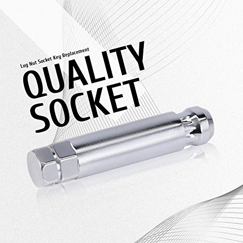 Omt M14X1.5 Wheel Lug Nuts 32 Pack, Chrome Lug Nuts 2 Inches Tall Spline Drive Cone Seat With Socket Compatible With Ford F250 F350 Super Duty, Chevy Silverado 1500 2500Hd And Gmc Sierra #TOP5