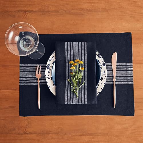 Servilletas de Tela Farmhouse Solino Home Pack 4 20x20 in miniatura 2