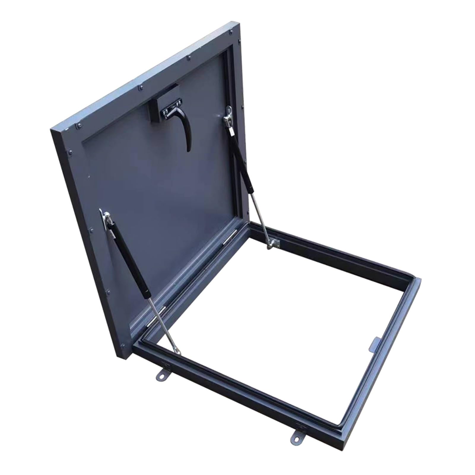 Portello di Accesso al Tetto - Coperchio antifurto per Cantina, 50x50 cm (19,7x19,7 Pollici), Coperchio di ispezione per pozzetto, Porta di Uscita sul Tetto Resistente PE