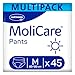 Produktbild MoliCare Pants Day: Inkontinenzhosen bei mittelschwerer Harninkontinenz, Gr. M (80-120), 3x15 Stück